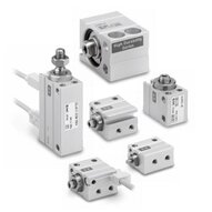 Siłownik pneumatyczny mini, , montaż bezpośredni, D20x15 (CUJB20-15D-XB24) - SMC