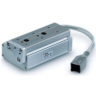 Stół elektryczny ślizgowy, skok 100 mm (LESH25DEJ-100SH-R1CP17) - SMC