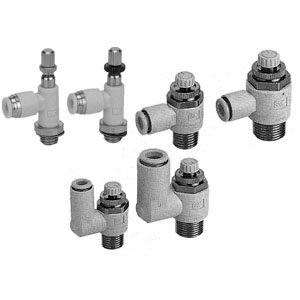 Zawór dławiąco-zwrotny Meter-in-speed controller M3 (AS1211F-M3-02) - SMC
