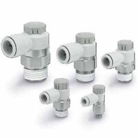 Zawór dławiąco-zwrotny, gwint R1/4, średnica 6 mm (AS2201F-02-06SA) - SMC