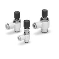 Regulator przepływu, gwintowany R3/8 (AS3311FE-03-08SK) - SMC