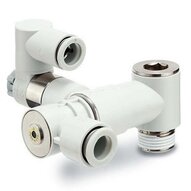 Zawór dławiąco-zwrotny (ASP-UB12E-04S) - SMC
