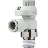 Zawór dławiąco-zwrotny, R1/8, średnica 6 (AS2201FS-01-06S) - SMC