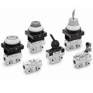 Zawór mechaniczny, gwint M5 (VM122-M5-00A) - SMC