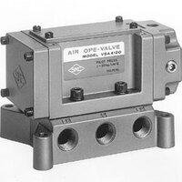 Zawór pneumatyczny, sterowany powietrzem, Rc1/4 (VSA4120-02PA-N) - SMC