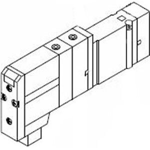 Elektrozawór 2x3/2, normalnie otwarty, COM- (SV2B00-5FU) - SMC