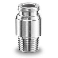 Złączka wtykowa, stal nierdzewna SUS316 (KQG2S04-M5-F) - SMC