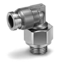 Złączka wtykowa kątowa męska (KQB2L10-G02-F) - SMC
