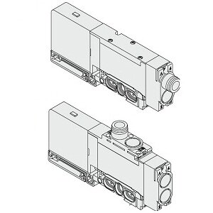 Blok EXH dla SQ2*3* (SSQ2000-R-3-C8) - SMC