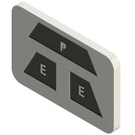 Pręt łączący, 8 stanowisk (SV1000-74-1A) - SMC