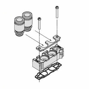 Zespół zaworu, przyłącze Push-in Dia08 (SY50V-6A-C8) - SMC
