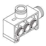 Zespół bloku zasilania/wydechu (SY7000-75-1A-Q) - SMC