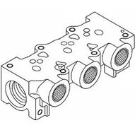 Rozdzielacz, 3 stanowiska (VVDW20-2C-2-01F) - SMC