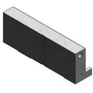 Płyta końcowa U (VVQ4000-2A-1-C) - SMC