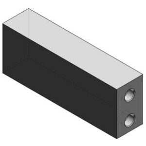 Blok rozdzielacza (VVQ5000-1A-F1-04F) - SMC