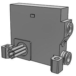 Dysk końcowy (VVQ2000-3A-1-L) - SMC