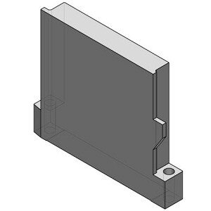 Płyta końcowa VQ1000(VV5Q11) (VVQ1000-2A-1-L) - SMC