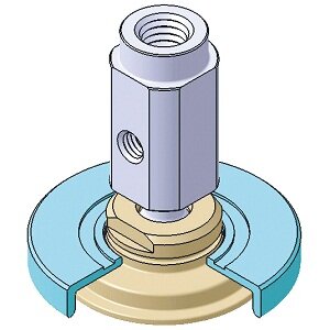 Adapter, gwinty wewnętrzne, M12x1 (ZP3EU-F3-YB12) - SMC