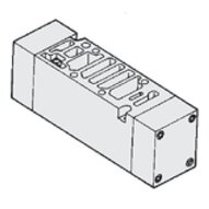 Przedłużka blokady podwójnej do VFS4000 (VVFS4000-22A-2) - SMC