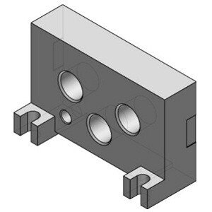 Płyta końcowa strona D (VVF4000-3A-2) - SMC