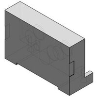 Płyta końcowa, strona U (VVF4000-2A-2) - SMC
