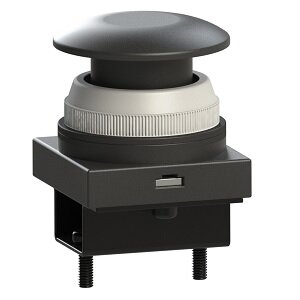 Przycisk grzybkowy, czarny (VM-30AB) - SMC