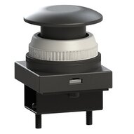 Przycisk grzybkowy, czarny (VM-30AB) - SMC