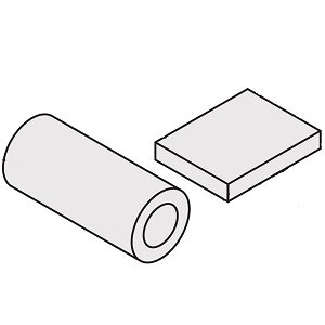 Materiał dźwiękochłonny do nowego ZL112A (ZL112A-SE1-A) - SMC