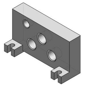 Płyta końcowa dla VFS (AXT625-3A-10) - SMC