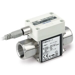 Czujnik przepływu wody zdalny, IP65, 2-16 l/min, seria PF3W5 (PF3W520S-F04-2-Z) - SMC