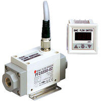 Czujnik przepływu zdalny, IP65, 1-10 l/min, seria PF2A5 (PF2A510-F02N) - SMC