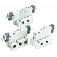 Elektrozawór 5/2, do montażu płytowego i w korpusie, seria SYJ7000 (SYJ7140-5DZ-02-Q) - SMC