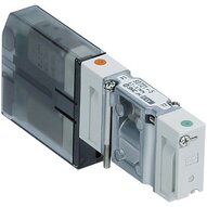 Elektrozawór 5/2, do montażu płytowego, seria S0700 (S0711R-5) - SMC