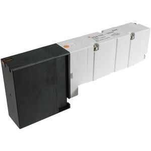 Elektrozawór 5/2, plug-in, montaż płytowy, seria VQ4000 (VQ4151-5HB1-Q) - SMC