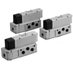 Elektrozawór 5/3, plug-in, montaż płytowy, seria VQ5000 (VQ5501R-5B1-Q) - SMC