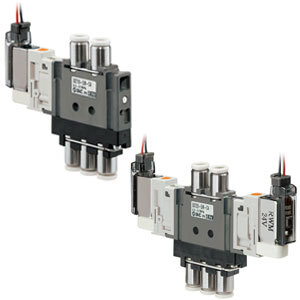 Elektrozawór 3/2, przewód plug-in, 24V DC (S07B6-5MO-C4) - SMC
