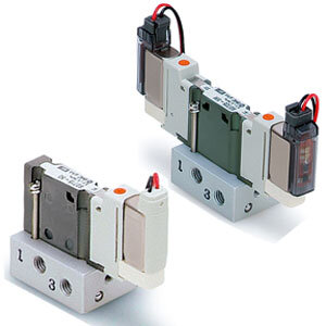 Elektrozawór 5/2, przewód plug-in, 24V DC (S0715-5MO) - SMC