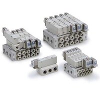 Elektrozawór 5/2, seria 25A-VQZ1000, pojedyncza cewka, 24V DC (25A-VQZ1151-5LO1-Q) - SMC