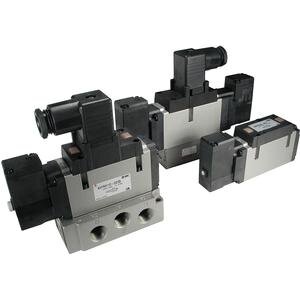 Elektrozawór 5/2, pojedyncza cewka, 24V DC (VFR3140-5DZ-Q) - SMC