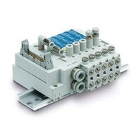 Elektrozawór, 2x 2/2, N.C./N.C., 24V DC (SJ3A6-5CUD-P) - SMC