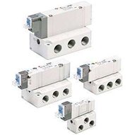 Zawór 5/3, otwarte centrum, 24V DC (10-SY3440-5WOU-Q) - SMC