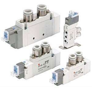 Zawór 5/3, otwarte centrum, 24V DC (10-SY3420-5LOZ-C6-Q) - SMC