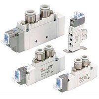 Elektrozawór 5/2, pojedyncza cewka, do pomieszczeń czystych (10-SY3120-5MUE-M5-Q) - SMC