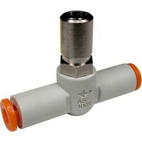 Zawór dławiąco-zwrotny liniowy, średnica 8 mm (AS3001F-08T) - SMC