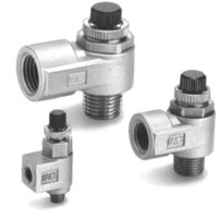 Zawór dławiąco-zwrotny, R1/4 (AS2200M-02) - SMC