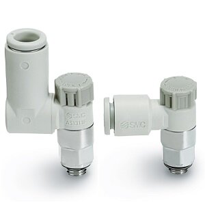 Zawór dławiąco-zwrotny, M5, średnica 6 (AS1201FC-M5-06A) - SMC