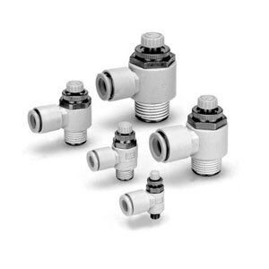 Zawór dławiąco-zwrotny (AS2301FG-01-08) - SMC