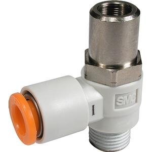 Zawór dławiąco-zwrotny, R1/4 (AS2201F-02-06ST) - SMC