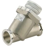 Zawór ręczny wysokiej próżni, kołnierz KF40, NC (XYH-40) - SMC