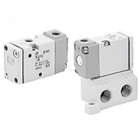 Zawór pneumatyczny przewodowy, 3/2 NO monostabilny, 3xNPT1/8 (SYJA722-01N) , seria SYJA700 - SMC